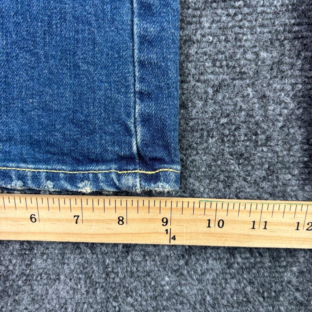 AMO Rosa Flare Jeans Lush Wash Mid Rise Slim Fit Subtle Flare Size 27 NEW - Picture 7 of 10